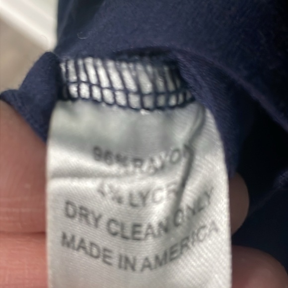 AMANDA UPRICHARD Shift Dress Womens Navy Blue Medium - Picture 7 of 7